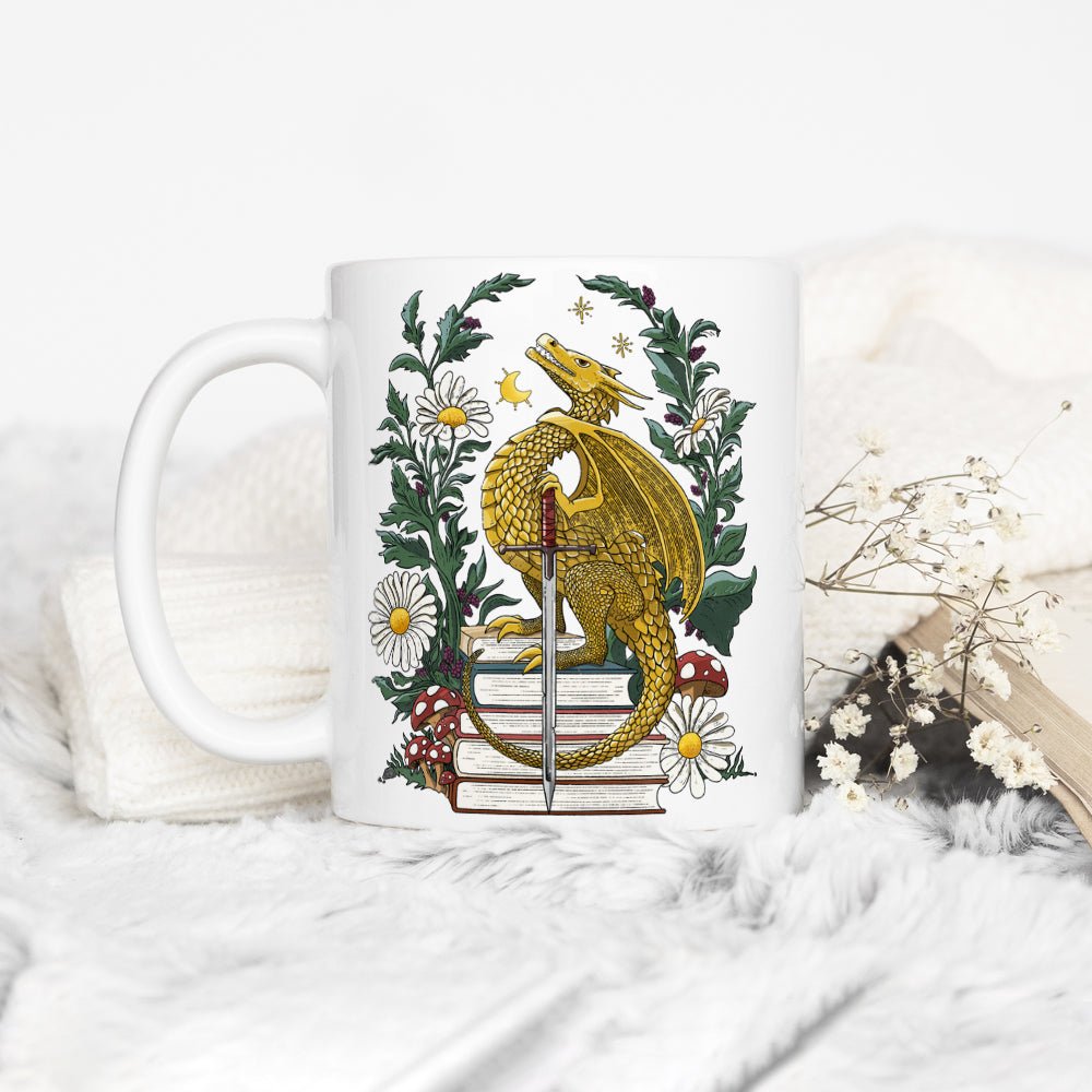 Bookish Dragon Mug - Loftipop