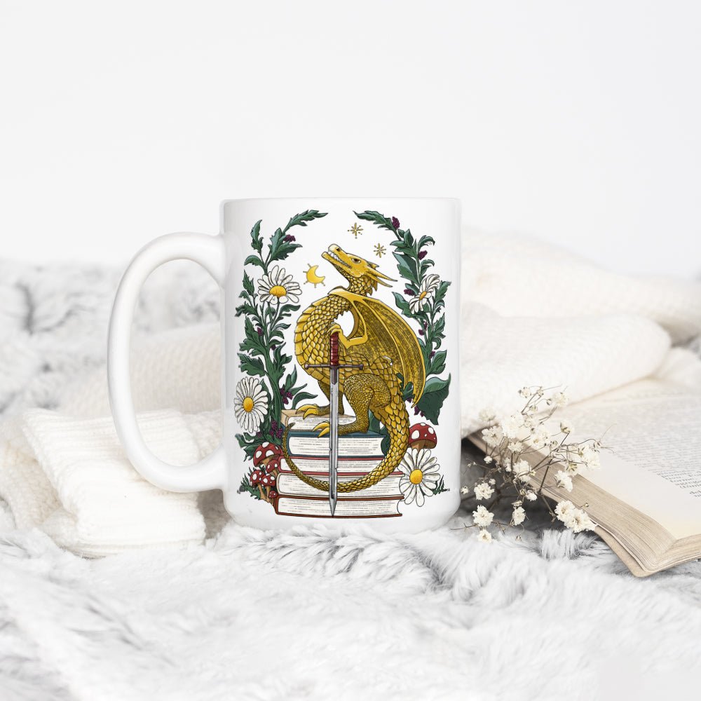 Bookish Dragon Mug - Loftipop