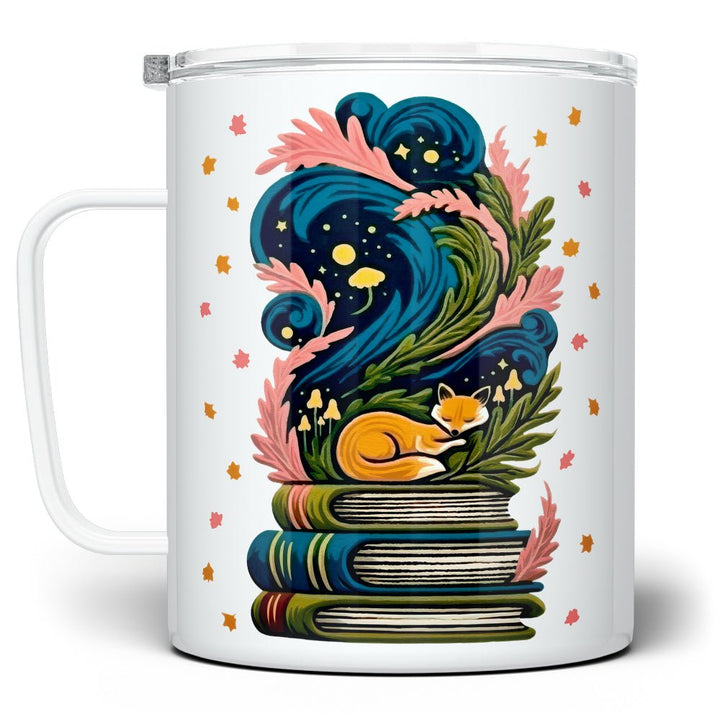 Bookish Fox Insulated Travel Mug - Loftipop