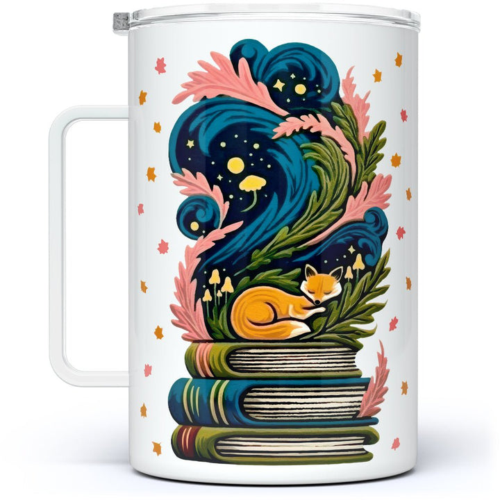 Bookish Fox Insulated Travel Mug - Loftipop