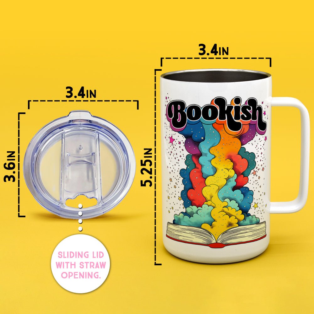 Bookish Insulated Travel Mug - Loftipop