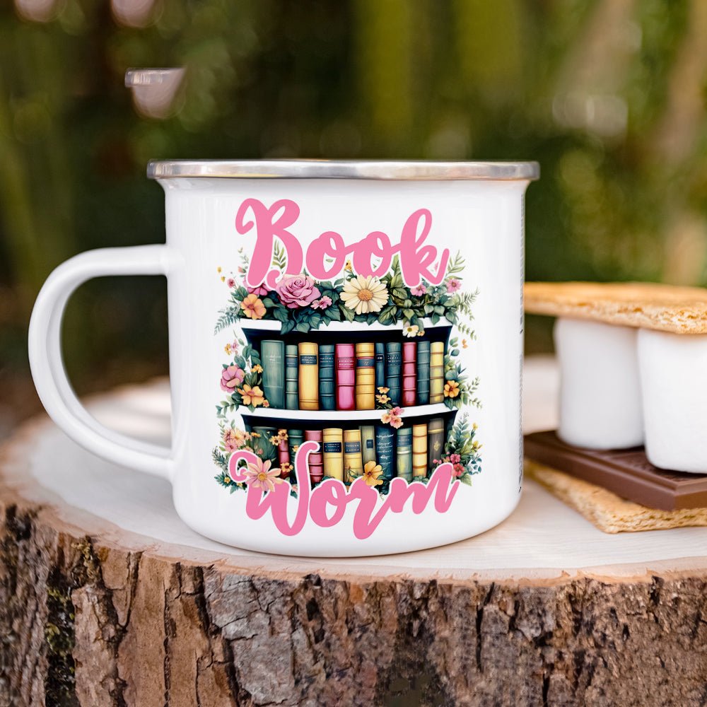 Bookworm Camp Mug - Loftipop