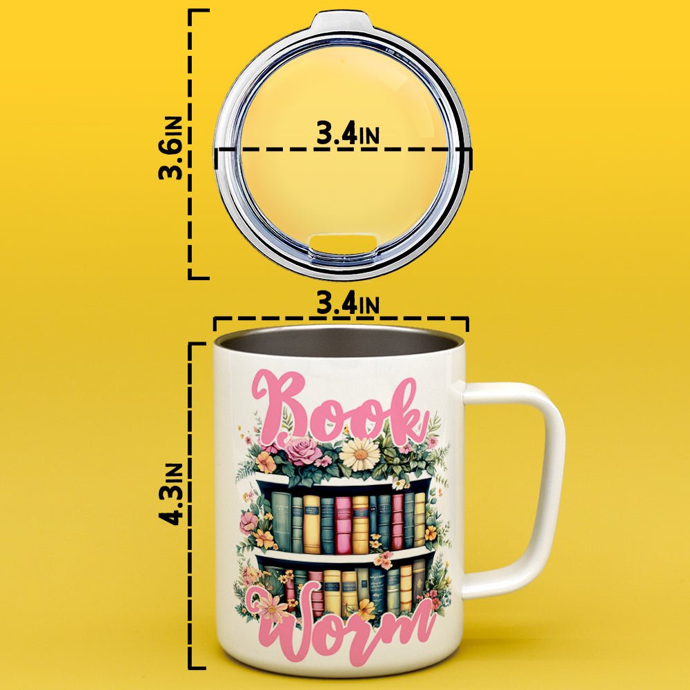 Bookworm Insulated Travel Mug - Loftipop