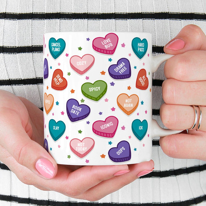 Candy Conversation Hearts Mug - Loftipop