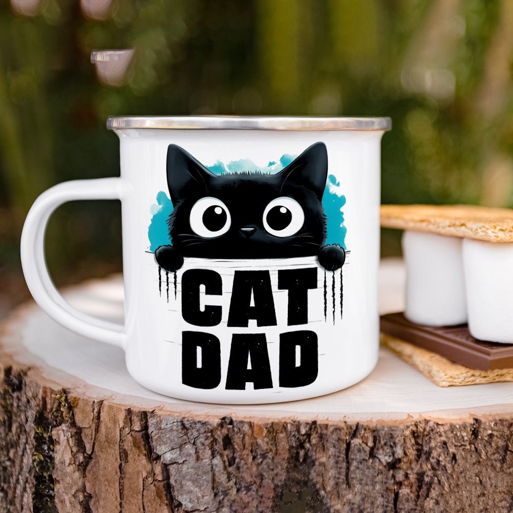 Cat Dad Camp Mug - Loftipop