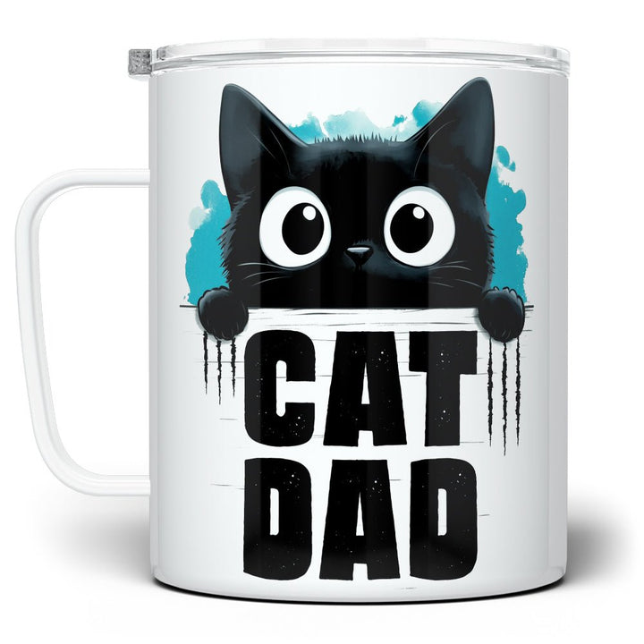 Cat Dad Insulated Travel Mug - Loftipop