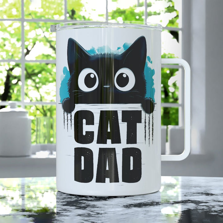 Cat Dad Insulated Travel Mug - Loftipop