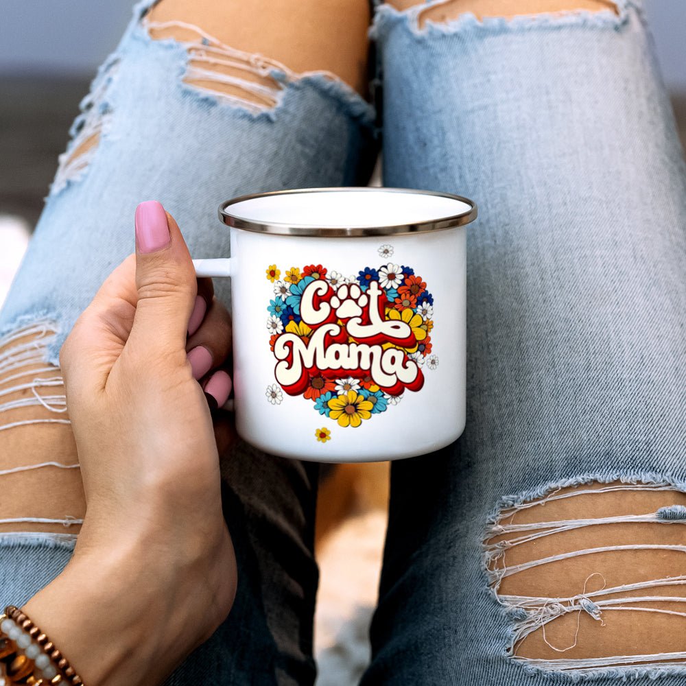 Cat Mama Camp Mug - Loftipop