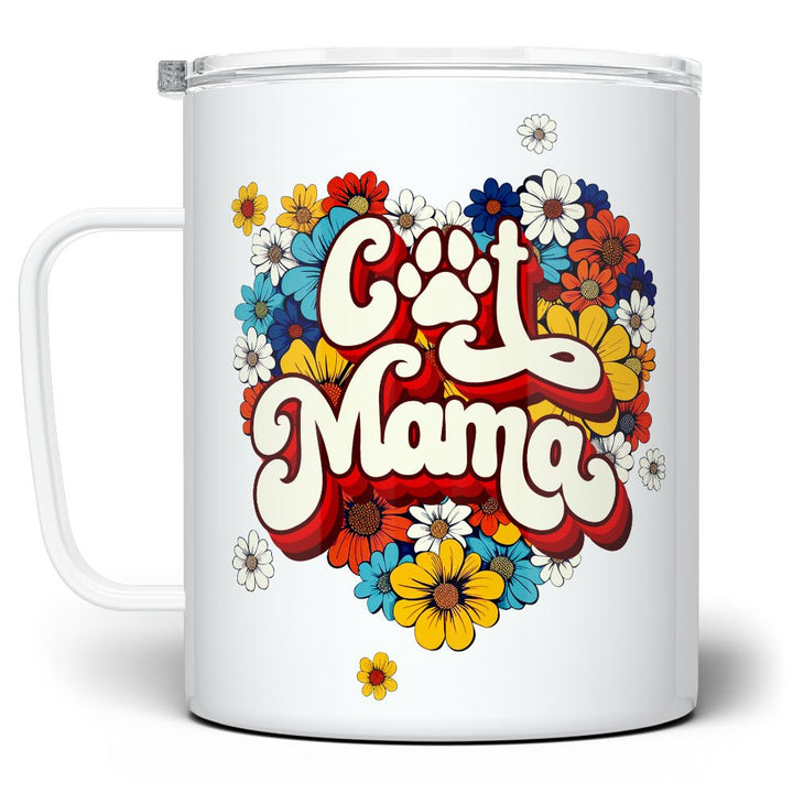 Cat Mama Insulated Travel Mug - Loftipop