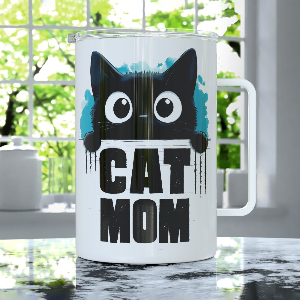 Cat Mom Insulated Travel Mug - Loftipop