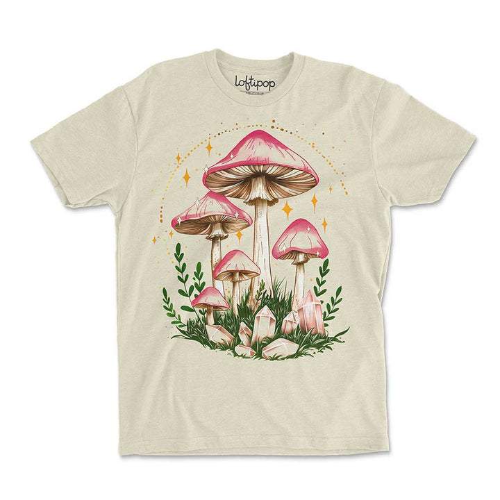 Celestial Mushroom Crewneck Tshirt - Loftipop
