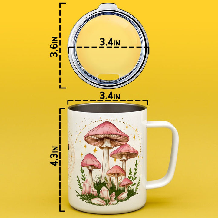 Celestial Mushroom Insulated Travel Mug - Loftipop