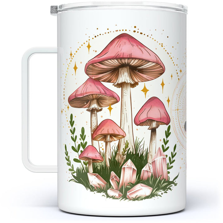 Celestial Mushroom Insulated Travel Mug - Loftipop