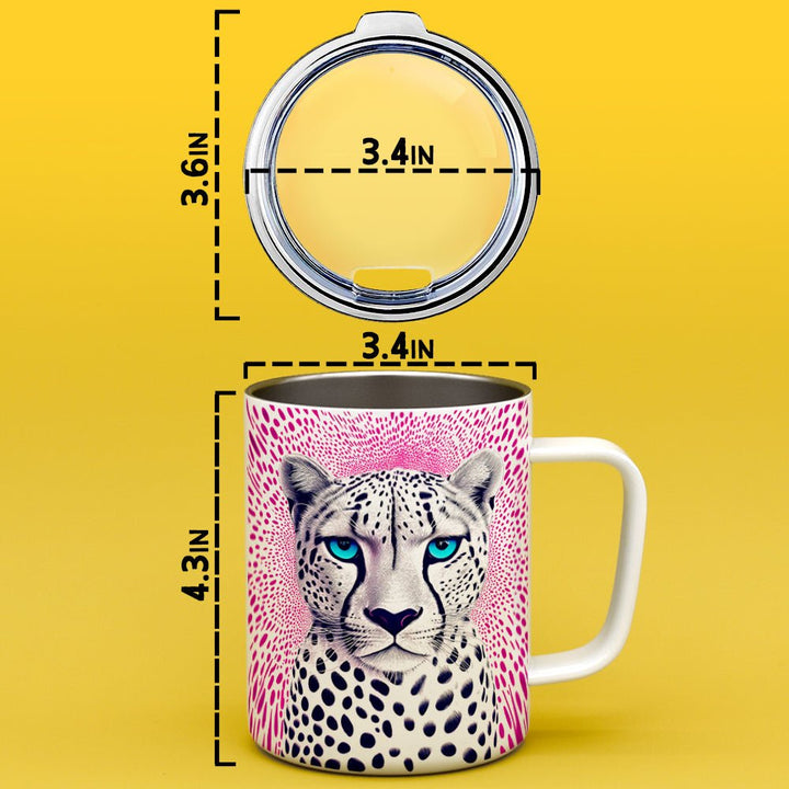 Cheetah Insulated Travel Mug - Loftipop