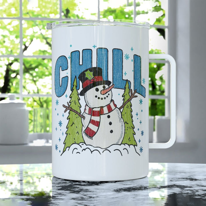 Chill Snowman Insulated Travel Mug - Loftipop