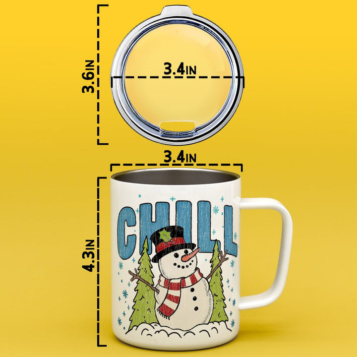 Chill Snowman Insulated Travel Mug - Loftipop