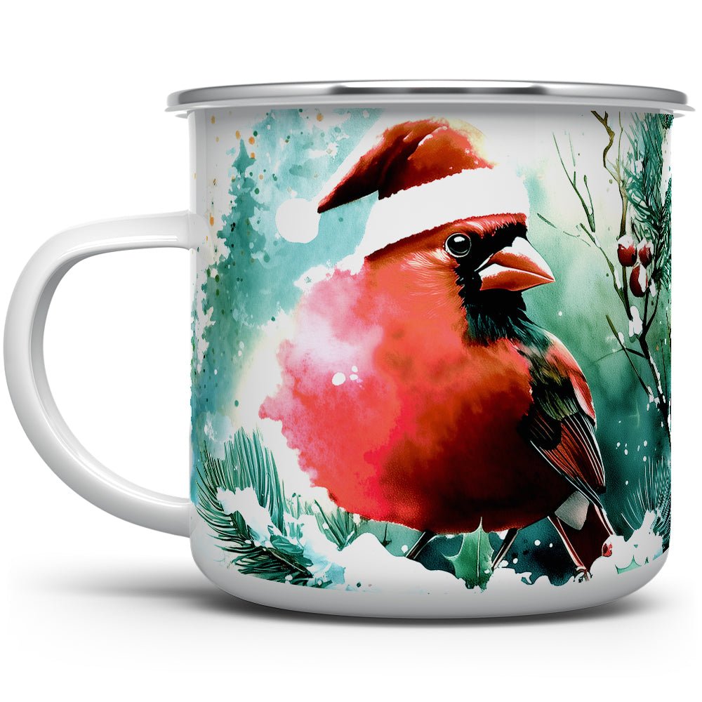 Christmas Cardinal Camp Mug - Loftipop