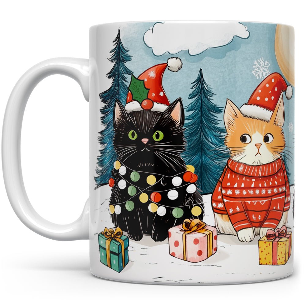 Christmas Cats Mug - Loftipop