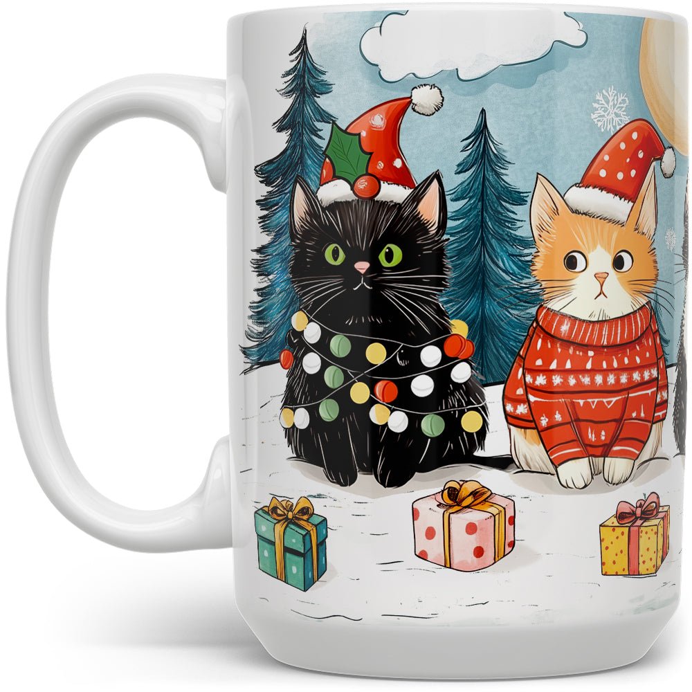 Christmas Cats Mug - Loftipop