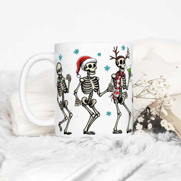 Christmas Dancing Skeleton Mug - Loftipop