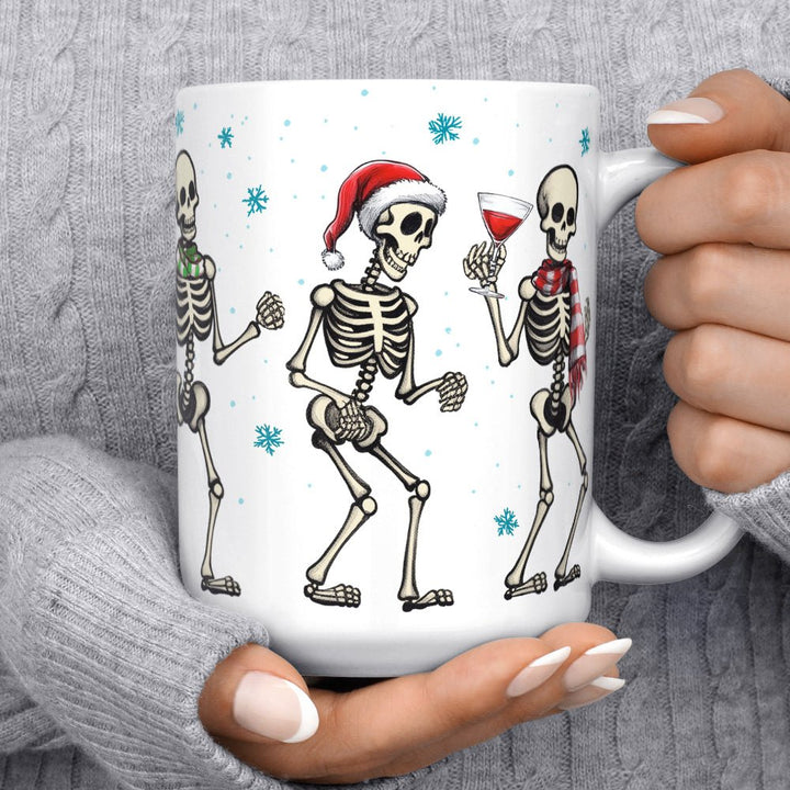 Christmas Dancing Skeleton Mug - Loftipop