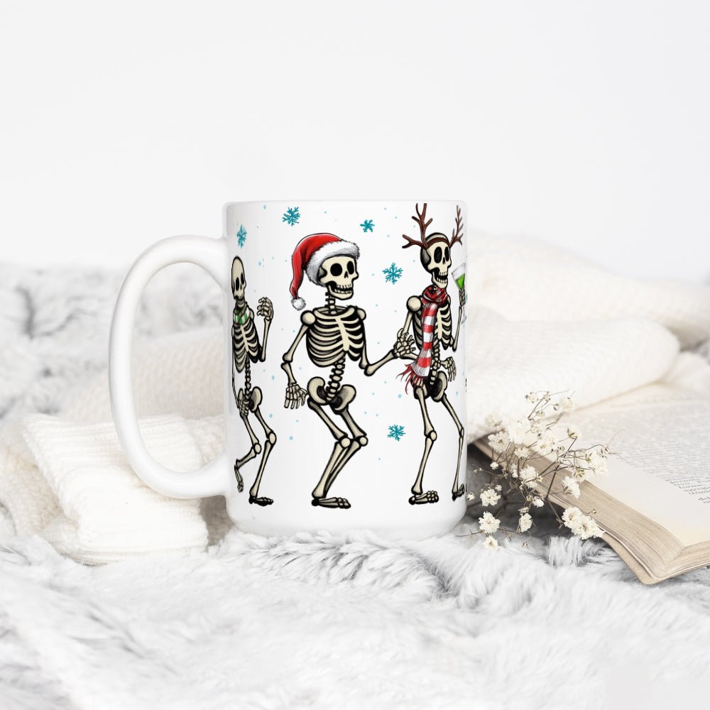 Christmas Dancing Skeleton Mug - Loftipop