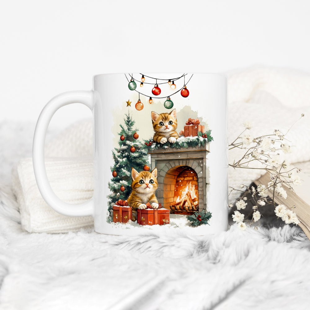 Christmas Kittens Mug - Loftipop