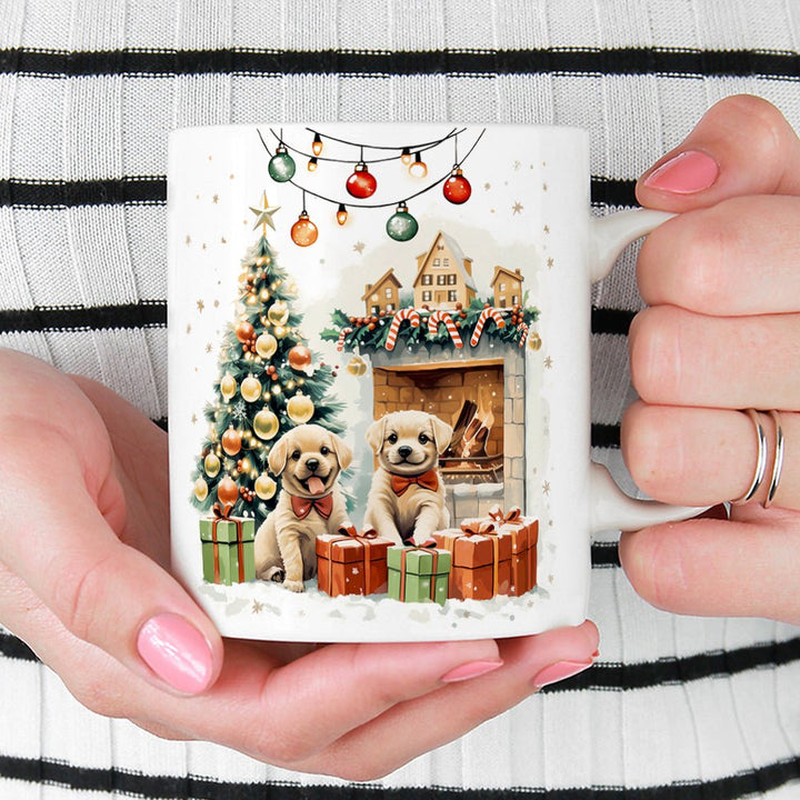 Christmas Puppies Mug - Loftipop