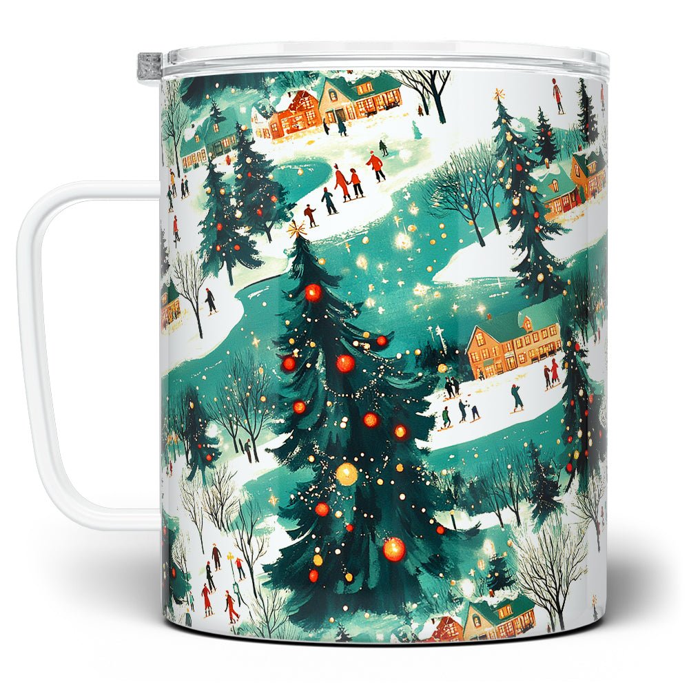 Christmas Town Insulated Travel Mug - Loftipop