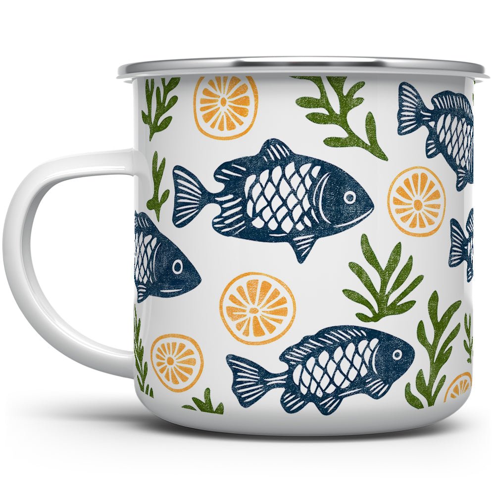 Coastal Fish Camp Mug - Loftipop