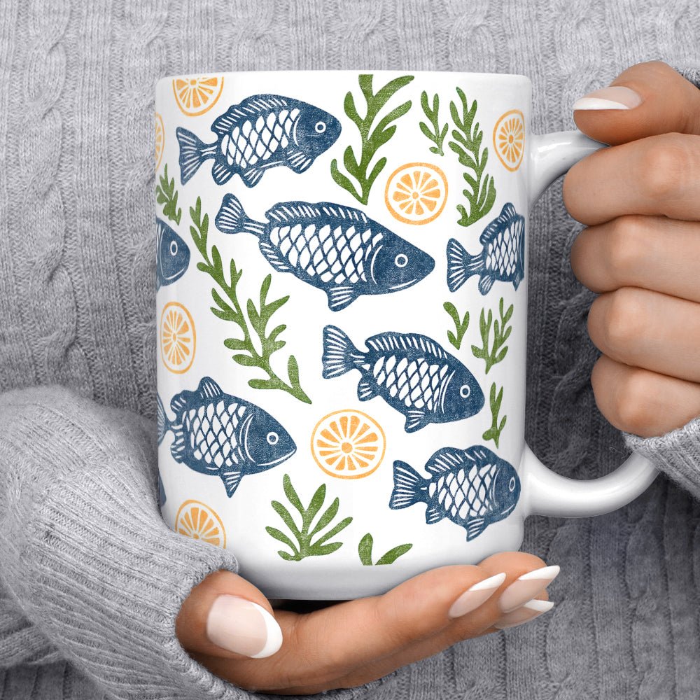 Coastal Fish Mug - Loftipop