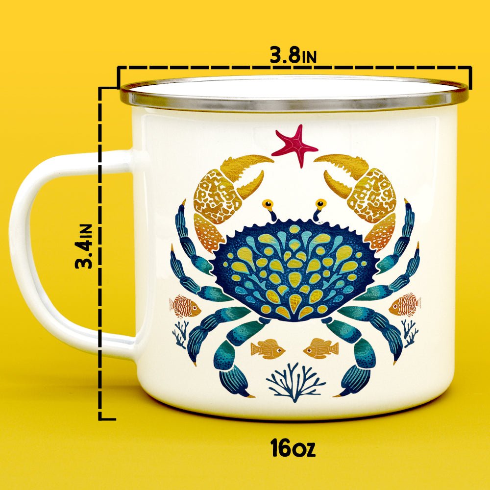 Coastal Ocean Crab Camp Mug - Loftipop