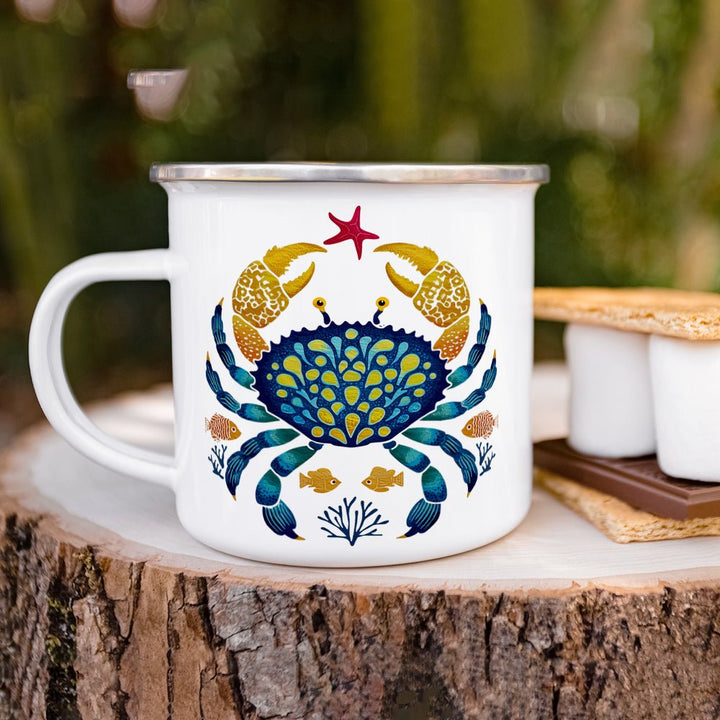 Coastal Ocean Crab Camp Mug - Loftipop