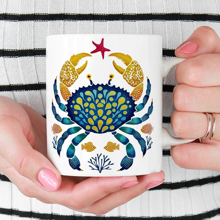 Coastal Ocean Crab Mug - Loftipop
