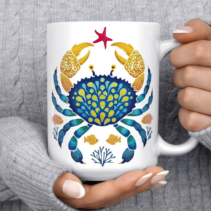 Coastal Ocean Crab Mug - Loftipop