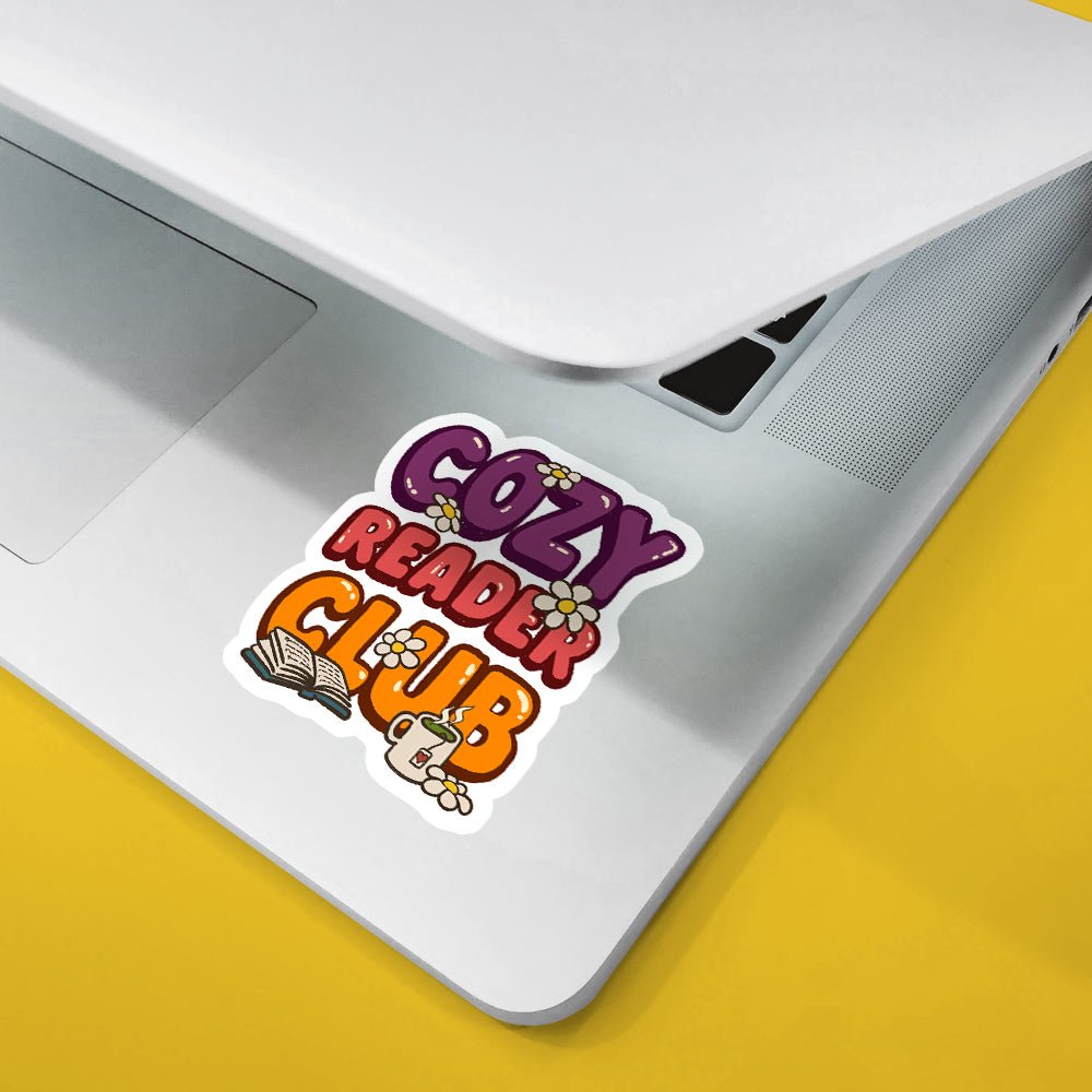 Cozy Reader Club Sticker - Loftipop