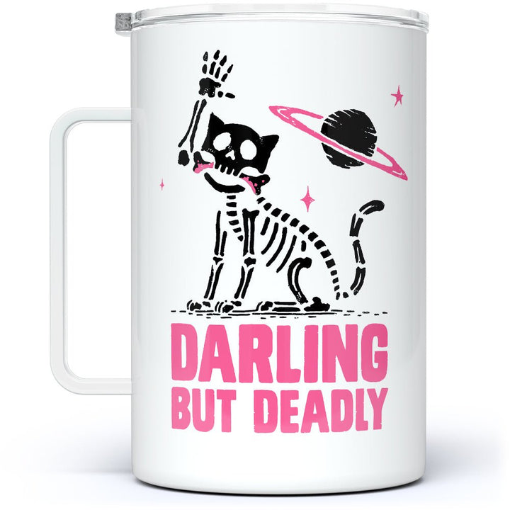 Darling But Deadly Insulated Travel Mug - Loftipop