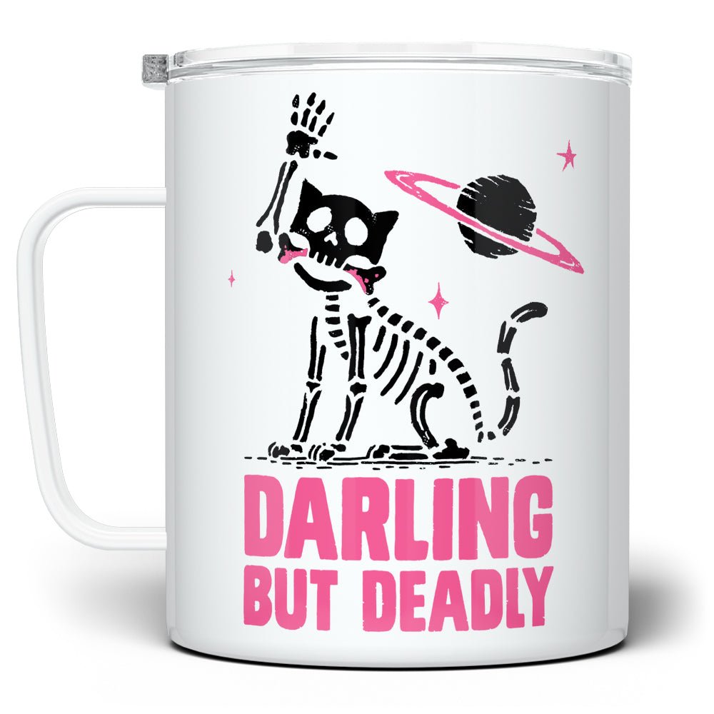Darling But Deadly Insulated Travel Mug - Loftipop