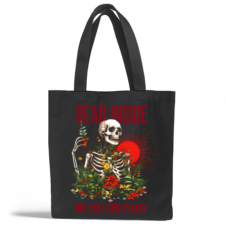 Dead Inside But Sill Love Plants Tote Bag - Loftipop