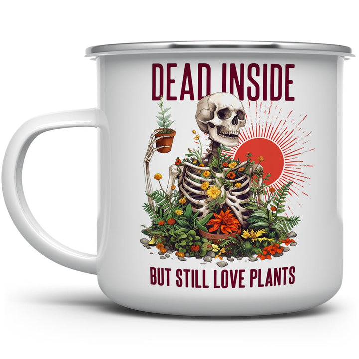 Dead Inside But Still Love Plants Camp Mug - Loftipop