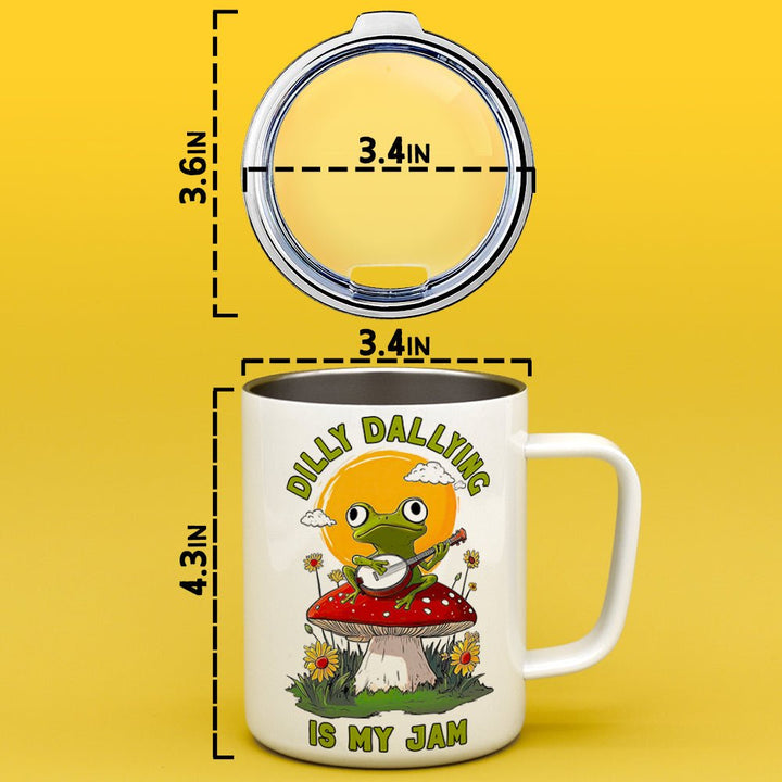 Dilly Dallying is My Jam Insulated Travel Mug - Loftipop