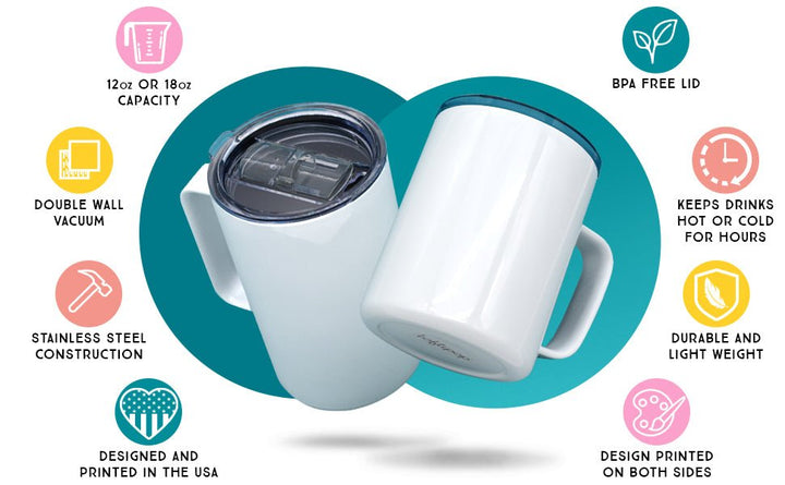 Dog Mama Insulated Travel Mug - Loftipop