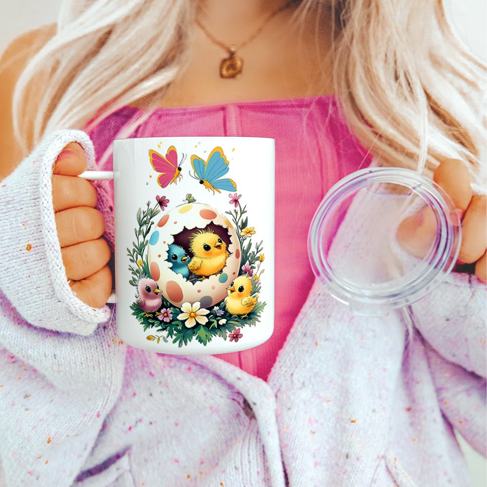 Easter Chicks Insulated Travel Mug - Loftipop