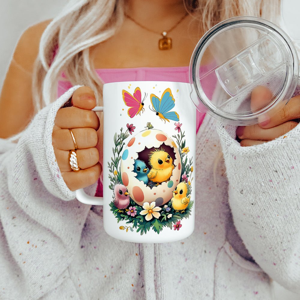 Easter Chicks Insulated Travel Mug - Loftipop