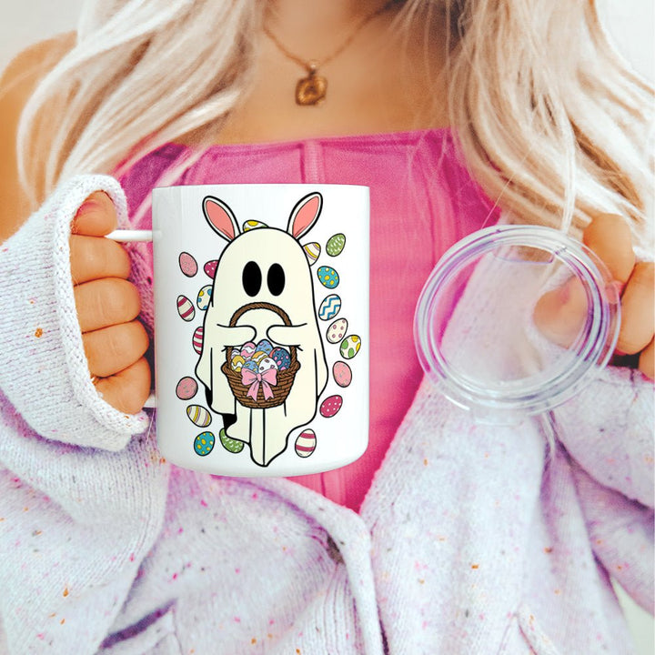 Easter Ghost Insulated Travel Mug - Loftipop