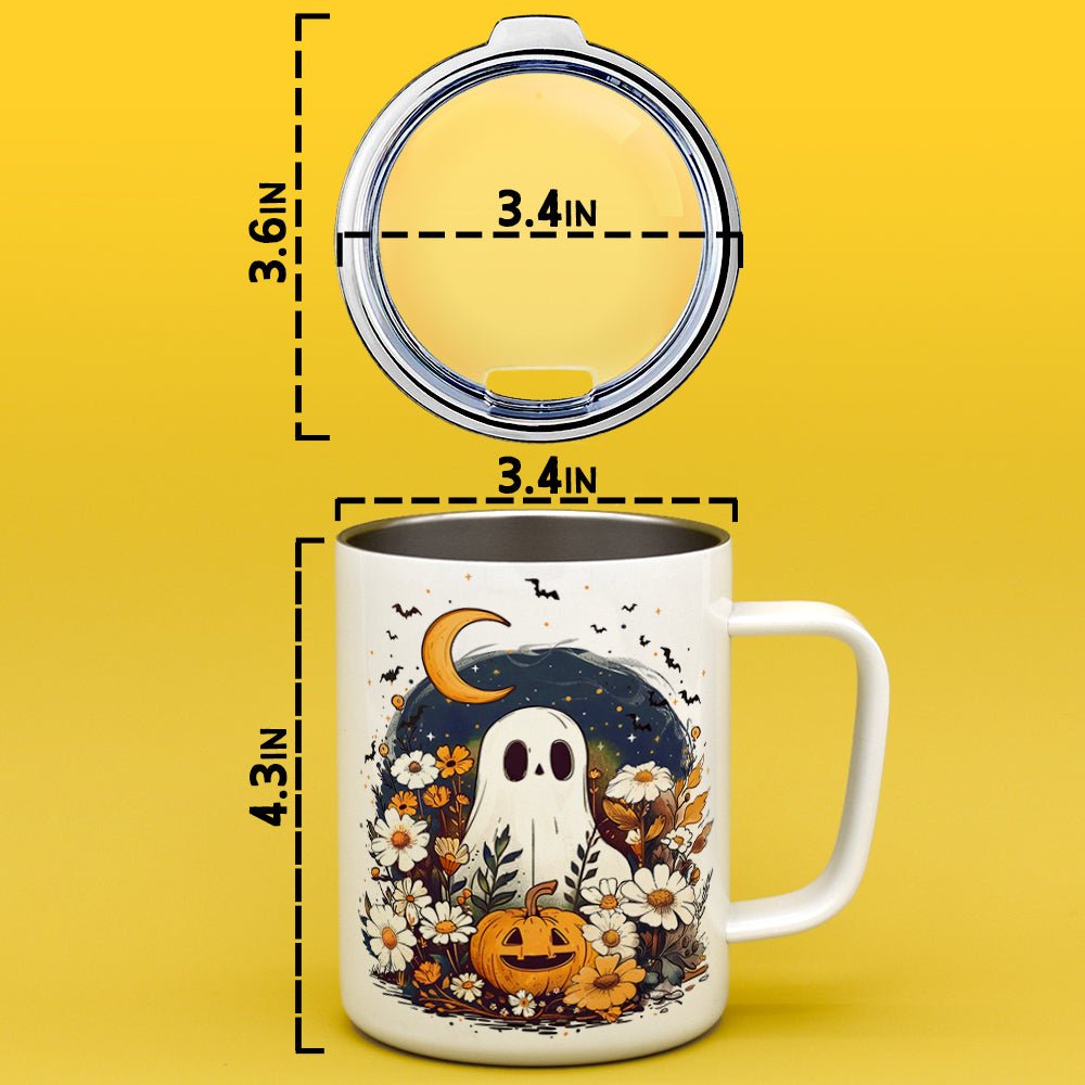 Fall Ghost Insulated Travel Mug - Loftipop