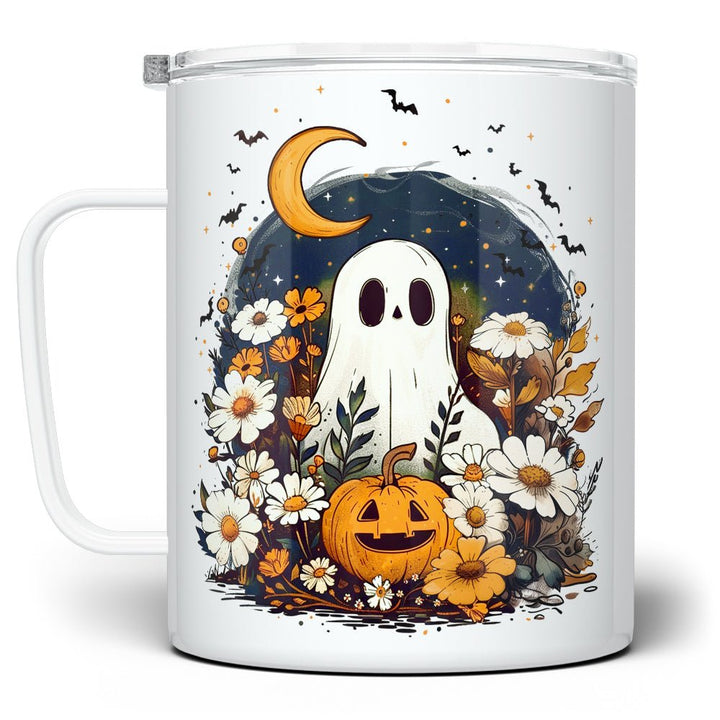 Fall Ghost Insulated Travel Mug - Loftipop