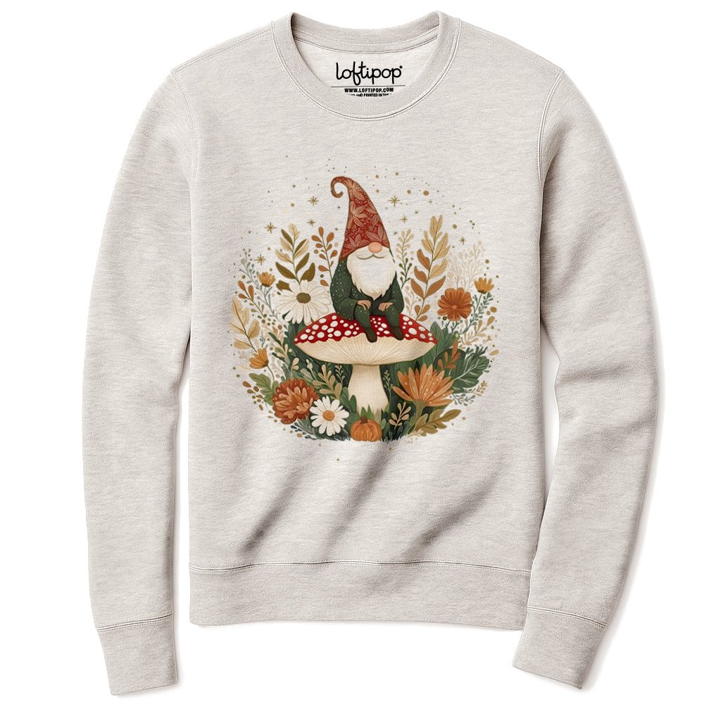 Fall Gnome Crewneck Sweatshirt - Loftipop