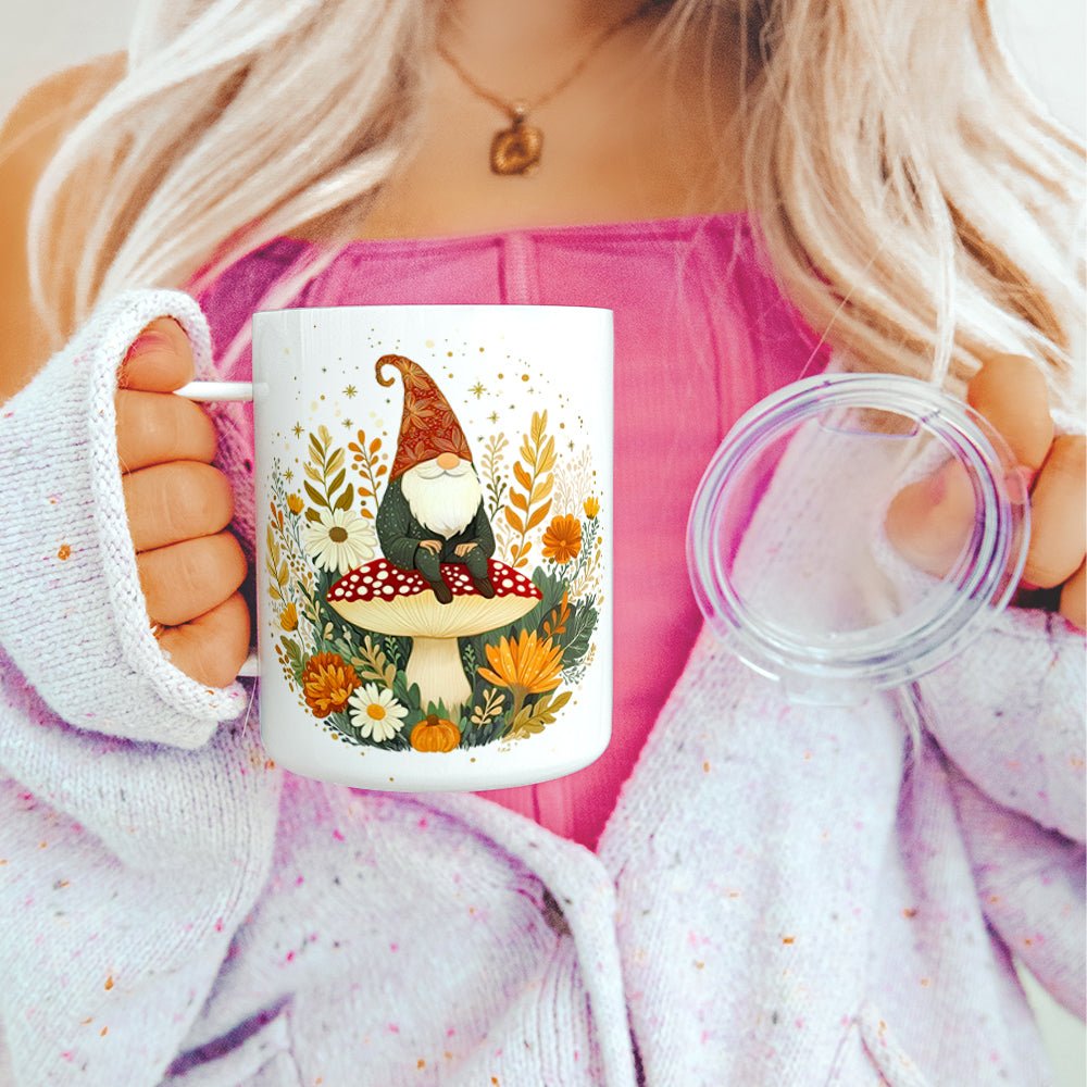 Fall Gnome Insulated Travel Mug - Loftipop