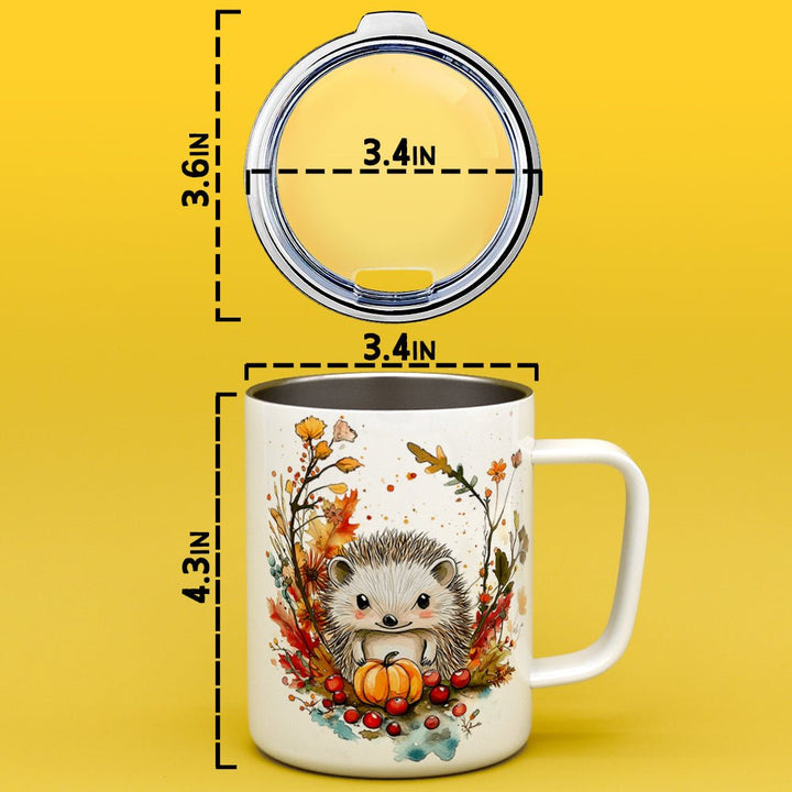 Fall Hedgehog Insulated Travel Mug - Loftipop